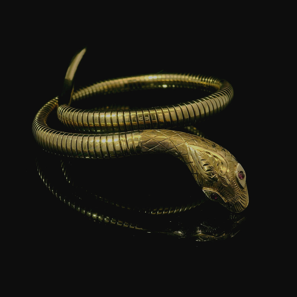 snake jewellery. snake bracelet. snake bangle. luxury gold bangle for women. west malling jewellery. 