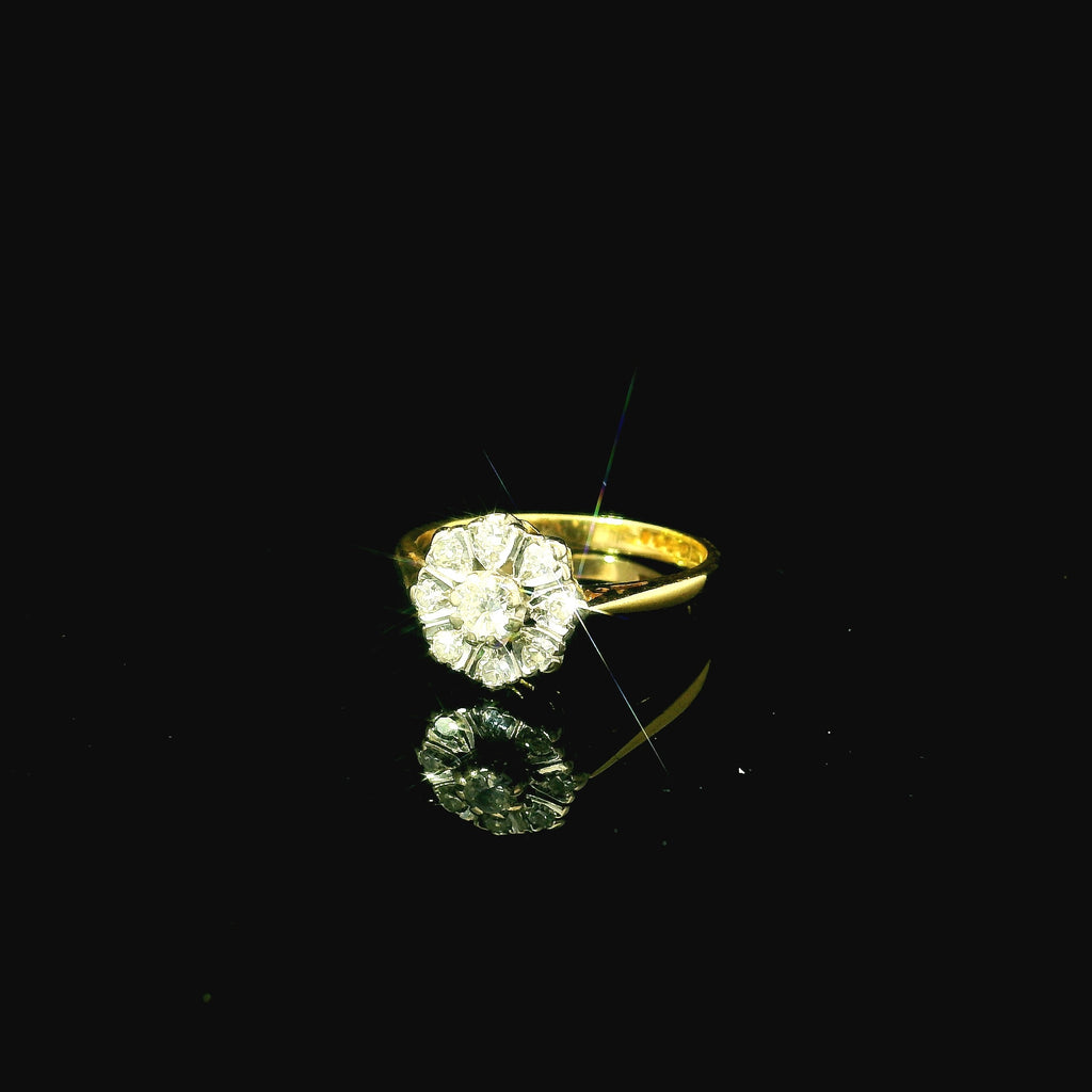 diamond vintage ring for sale in kent. second hand vintage jewellery kent. pre owned vintage jewellery.