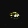 yellow gold vintage ring for women