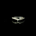 shaped rings for women. white gold gift for women. birthday gift for women jewellery