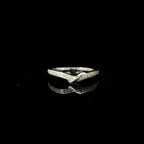 shaped rings for women. white gold gift for women. birthday gift for women jewellery